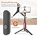 Selfie Stick Tripod - Lightweight Aluminum All in One Extendable Phone Tripod Selfie Stick with Wireless Remote for iPhone 11/Xs Plus Portable for Home & Travel