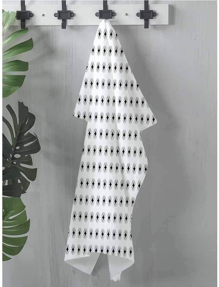 dsdsgog Cute Hand Towels Geometric,Squares with Inner