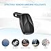 JINPUS Car Charger Adapter Dual USB Port, Air Purifier for Car -Edge Holes Release Anions, Middle Holes Can Add Essential Oil (Not Included) to as Aroma Diffuser, Remove Bad Smell and Odors (Black)