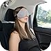ComfyMed® Sleep Mask CM-EM17 - Best Night and Travel 3D Eye Mask for Men and Women (Gray)