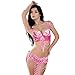 ROYAL SMEELA Belly dance Costume Set Professional For Women Carnival Bellydance D CUP Bra and Belt, Hot Pink, 40D