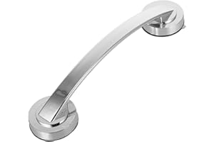 Ipetboom Non-slip Safety Grab Bar for Bathroom with Strong Suction Cup Chrome Handrail for Elderly Adults