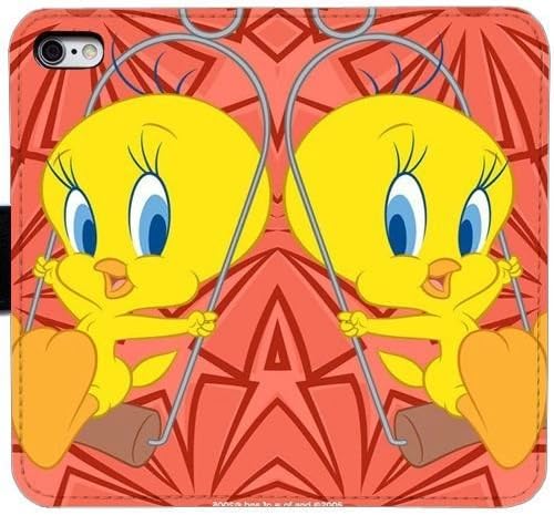 iPhone 6 6S (4.7 inch) Wallet Tweety Bird[Card Slots]Flip Folio Wallet Case Synthetic Leather Shell Scratch Resistant Protective Cover for iPhone 6 6S (4.7 inch)[Free Tempered Glass Screen Protector]AAFHI8463350