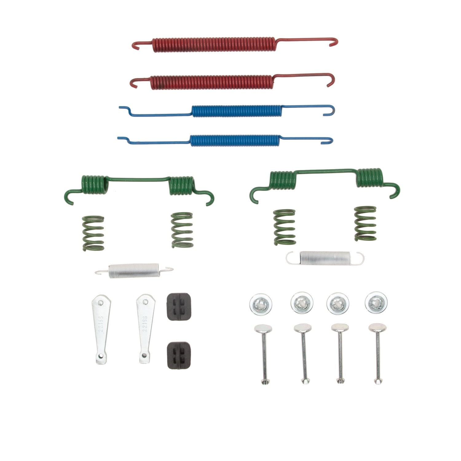 Rear Drum Brake Hardware Kit Compatible With