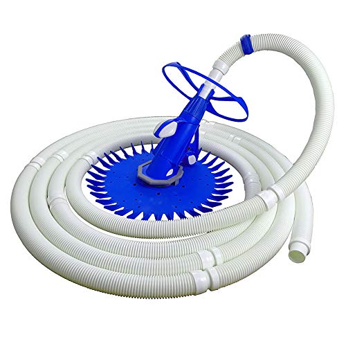 POOLWHALE T860C-000 Automatic Swimming Pool Cleaner,Suitable for Inground and Above Ground Pools/Dia.38mm 80cm x 14pcs Hoses(excluding Soft Wall Pools)