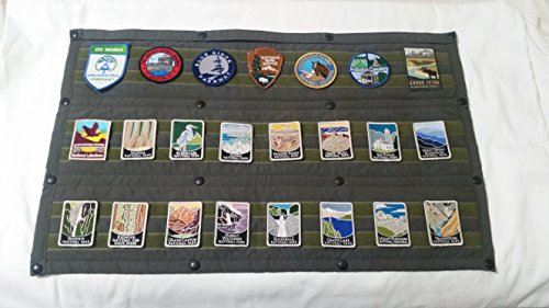 Patriotic Patch Displays Expandable Hanging System, Green, 3-Strip