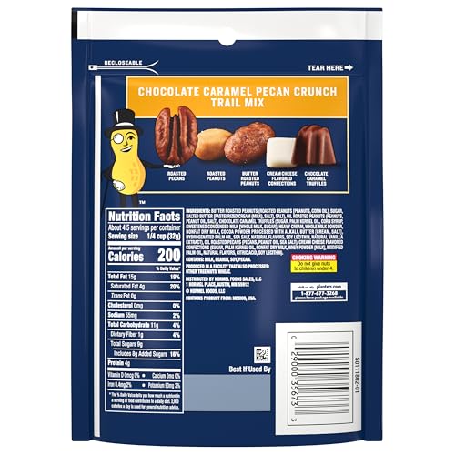 PLANTERS TRAIL MIX CARAMEL PECAN CRUNCH 5OZ