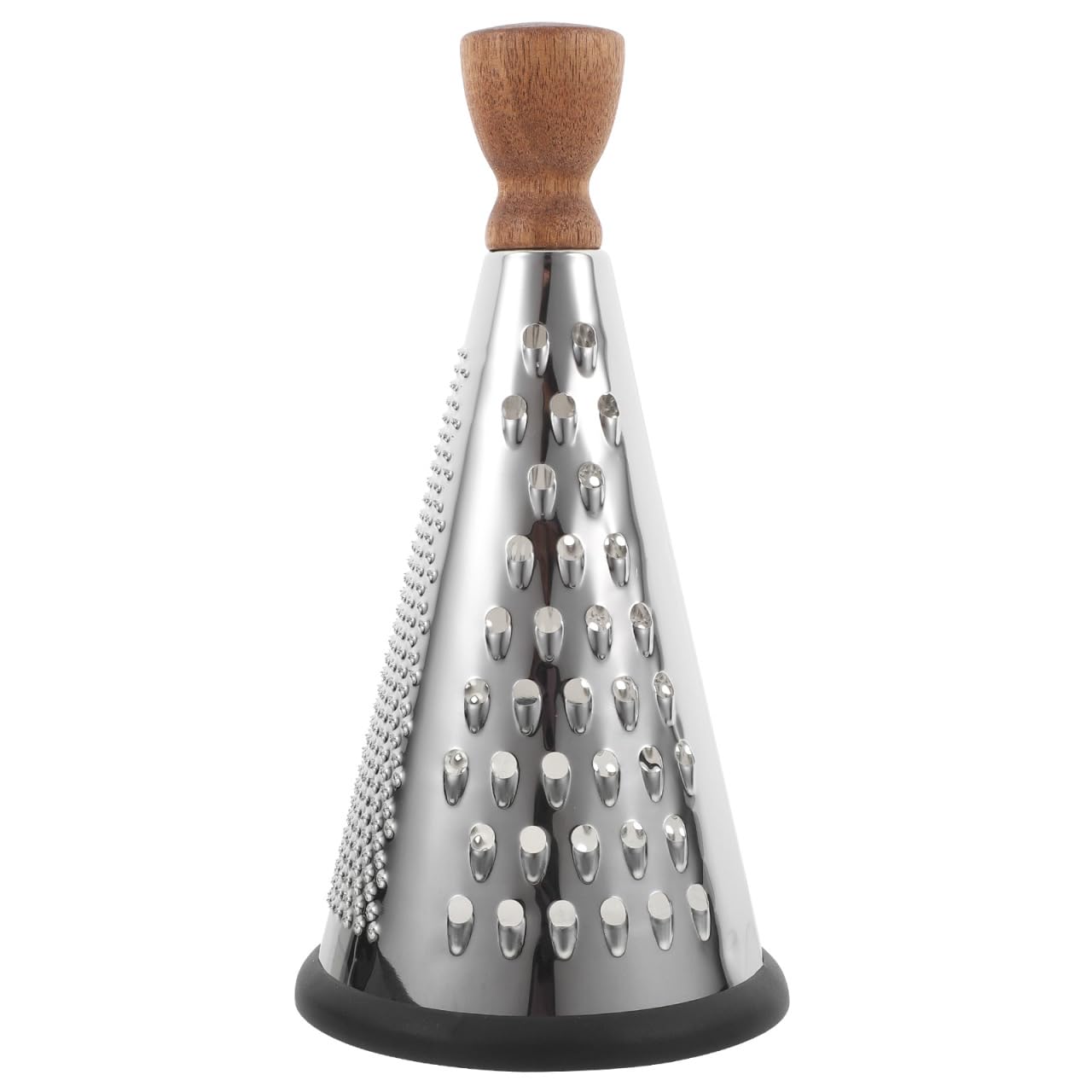 Photo 1 of ***MISSING WOODEN HANDLE ***SELLING AS IS***Cabilock 9 Inch Cone Cheese Grater Multi-Function Stainless Steel Vegetable Shredder for Kitchen Use Manual Cone Grater for Cheese and Chocolate