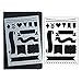 Deoot 3 Pcs Bullet Journal Stencil Set Planner Stencil for Journaling, Scrapbooking, Card and Art Projects