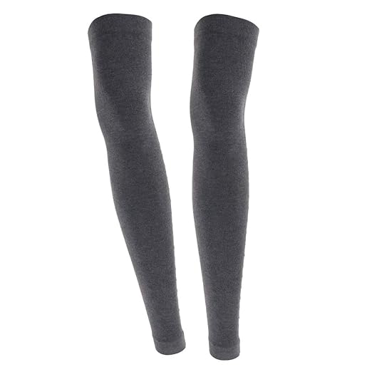 IPOTCH 1 Paar Elastische Knie-Wärmer mit warme Wolle, Verdicken Verlängern Beinwärmer