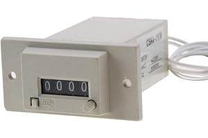 YWBL-WH CSK4-YKW 4 Digit Electromagnetic Counter Electronic Pulse Totalizer (AC 220V)