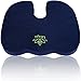 Coccyx Seat Cushion Butt Pillow - sciatica pain relief, lower back support for office chair pad, bbl pillow after surgery, with tote bag and 3 Color Covers (Blue, Gray, Black), cordus para la espalda