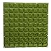 Yosoo 81 Pockets Planting Bags Wall Hanging Gardening Planter Outdoor Indoor Vertical Greening Grow Bags Flower Growing Container, Black