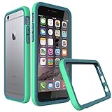 iPhone 6s Plus Case [Green] RhinoShield CrashGuard Bumper [11 Ft Drop Tested] No Bulk [EggDrop Technology] Thin Lightweight Protection [Includes Back Transparent Skin] Also fits iPhone 6 Plus