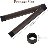 URAQT Hair Bun Shaper 2Pcs Donut Bun Maker French Twist Fold Wrap Band view 3