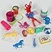 [100] Toy Filled Easter Eggs, Eggs Measure 2.1\3 Inches The Easter Eggs Filled With Toys Inside Is Hinged Together for Easy Assembly- Bright Shiny Colors-Great for School Easter Eggs Hunt