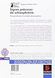 Image de signes précoces des schizophrénies