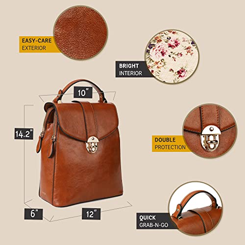 rofozzi Layla Large Backpack Purse for Women 13inch Laptop Backpack for Office Top Handle 3