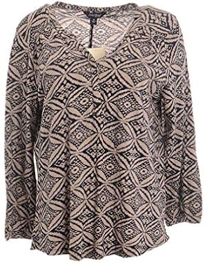 Women's Printed 3/4 Sleeve Top