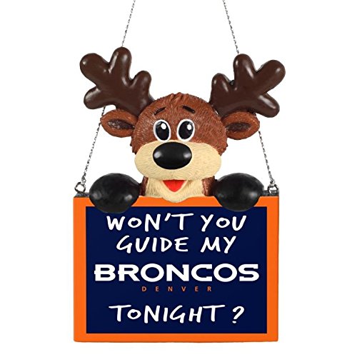 Reindeer With Sign Tree Ornament