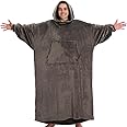 THE COMFY Dream Long | Floor Length Lightweight Microfiber Fleece Wearable Blanket, Oversized Design with Hood and Pocket from Shark Tank, for Women & Men, Warm and Cozy Gifts