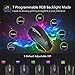 PICTEK Gaming Mouse Wired, 8 Programmable Buttons, Chroma RGB Backlit, 7200 DPI Adjustable, Comfortable Grip Ergonomic Optical PC Computer Gaming Mice with Fire Button, Black (Upgraded Version)thumb 2