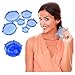 Silicone Stretch Lids Wuudi 6 Pack of Various Sizes BPA Free FDA Approved Food Covers for Cups, Pots, Can,bowls,Dishes,Jars