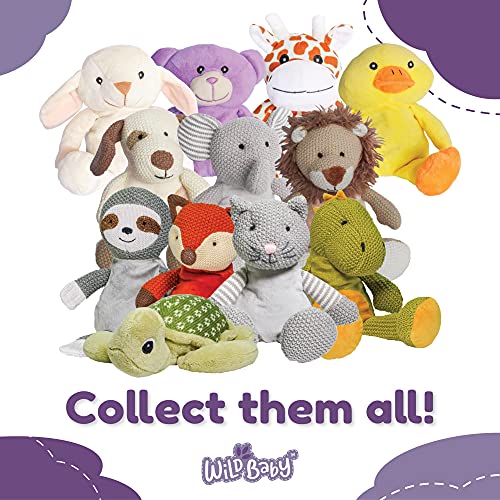 WILD BABY Bunny Rabbit Stuffed Animal Heatable Microwavable Plush Pal