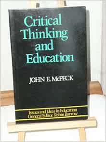 Mcpeck 1981 critical thinking picture