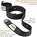 Yes4All Exercise Yoga Strap 8 feet with D-Ring Buckle for Stretching, Flexibility and Physical Therapy – Yoga Belt Strap Cotton (Black, Set of 2)