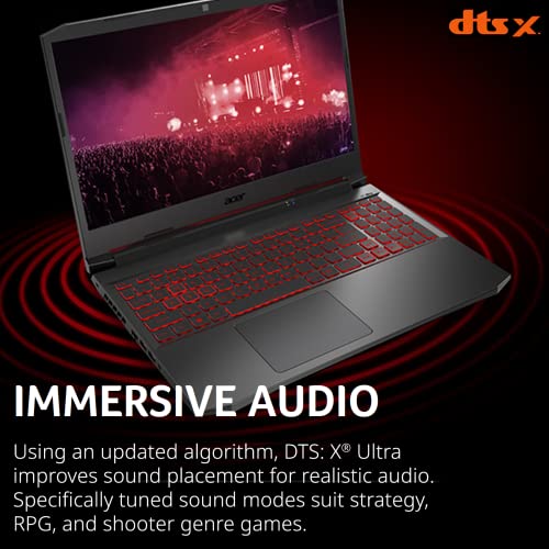 acer Nitro 5 AN515-57-79TD Gaming Laptop | Intel Core i7-11800H | NVIDIA GeForce RTX 3050 Ti Laptop GPU | 15.6