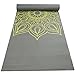 FIT SPIRIT Premium Printed Yoga Mat Gray Henna 6mm
