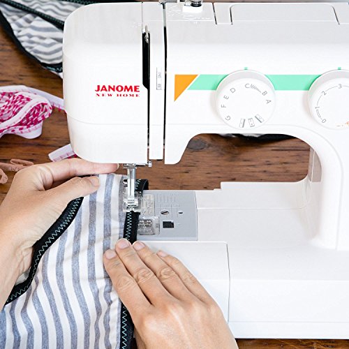 Janome MOD15 EasytoUse Sewing Machine with 15 Stitches, Adjustable