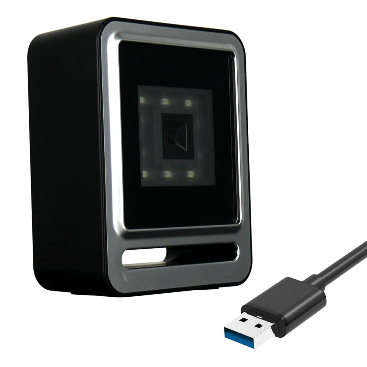 2D QR Code Reader, Stationary, CMOS Matrix, Reading Codes from LCD Displays, Prefix and Suffix programming, Automatic Scanning Mode, Motion Sensor, Silver Housing, HDWR HD-S92