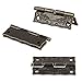 GTHER 4PCS 35x23mm Antique Mini Retro Hinges with Screws for Wooden Box Gift Wine Jewelry Box Chest Case, Bronze