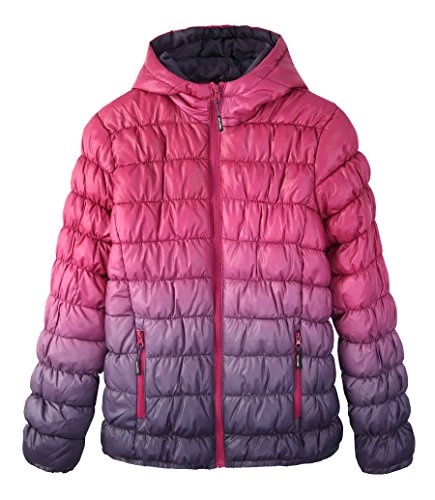 gradient puffy jacket