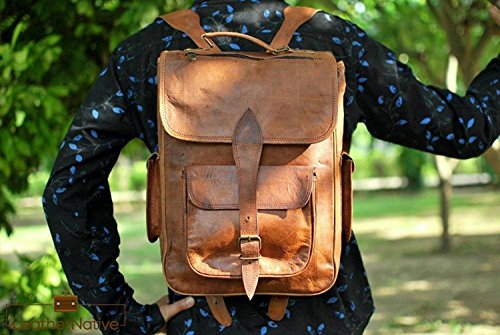 Handmade Genuine Leather Backpack Laptop Bag for Men Women Gift for him her Saddlebags Pre Valentines Day Special Sale!