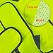 EvoLike Women Reflective Vest of Unique Design for Running Walking Cycling Jogging Motorcycle with Pocket + 4 High Visibility Wristbands + Bag (Fluorescent Pink, Size L/XL)