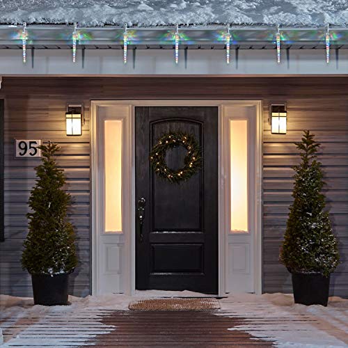 Noma LED QuickClip Cascading Shooting Star Icicle Christmas Lights