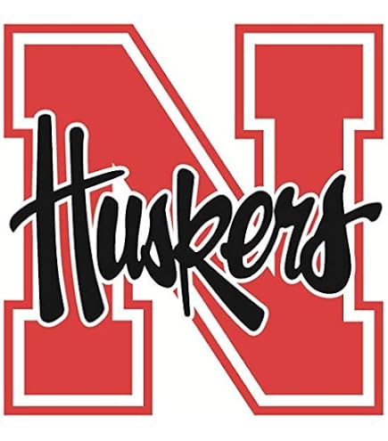 Nebraska Cornhuskers Aufkleber – 20,3 X 20,3 Cm, Rot, Lizenziert, 3M Vinyl, Wetterfest, Permanent Haftend