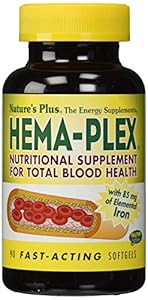Nature's Plus Hemaplex Soft Gel Tablets, 90 Count