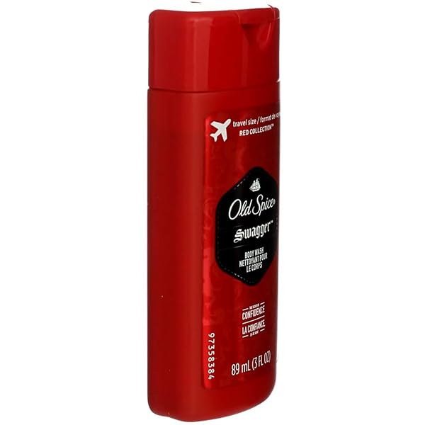 PROCTOR & GAMBLE OLD SPICE RED ZONE SWAGGER SCENT MENS BODY WASH, 3 FLUID OUNCE – 24 PER CASE.