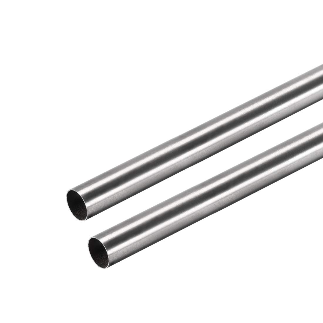 uxcell 304 Stainless Steel Round Tubing 7mm OD 0.2mm Wall Thickness 250mm Length Seamless Straight Pipe Tube 2 Pcs