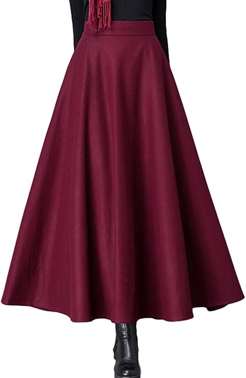 Amazon Co Jp g Ji Nnzu ロングスカート レディース Aライン 無地 厚手 マキシ丈 ハイウエスト スカート フレアスカート おしゃれ 上品 Color Red Size S ホーム キッチン Amazon Co Jp g Ji Nnzu ロングスカート レディース Aライン 無地 厚手 マキシ丈 ハイウエスト スカート フレアスカート おしゃれ 上品 Color Red Size S ホーム キッチン