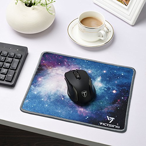 VicTsing Gaming Mouse Pad with Stitched Edges, PremiumTextured Mouse