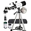 51uX%2B31%2BheL. SS100 Telescope-for-Kids-Beginners-Adults-70mm-Aperture-400mm-Ultra-HD-AZ-Mount-Astronomical-Refracting-Telescope-for-Kids-Beginners-Travel-Telescope-with-Carry-Bag