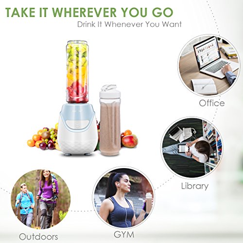image for COMFEE' Personal Blender,Blender for Shakes and Smoothies,Baby Healthy