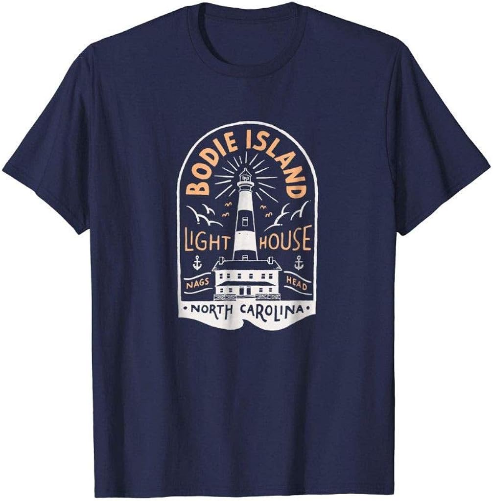 BodieIslandLighthouseTShirtOuterBanksNCOBXSouvenirs Amazon.ca
