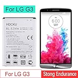 HDCKU Battery Replacement for 3000mAh G3 BL-53YH D852, D855, AT&T D850, T-Mobile D851, Verizon VS985, Spring LS990 OEM Battery (365 Days Warranty)