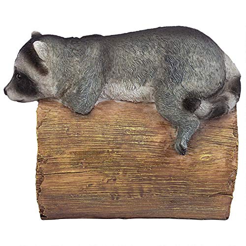 Design Toscano QM13071 Raider The Raccoon Gutter Guardian Downspout